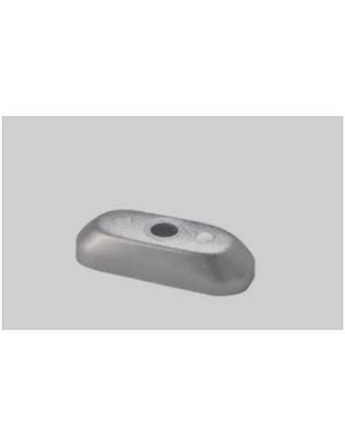 64300411 INOX - ANODO PLACA 48 X 18 X 11 MM Ø 7 - OMC-JOHNSON EVINRUDE