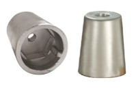 64302513 INOX - ANODO CONICO HEXAGONO Ø 40 MM. - ÁNODOS PARA EJE