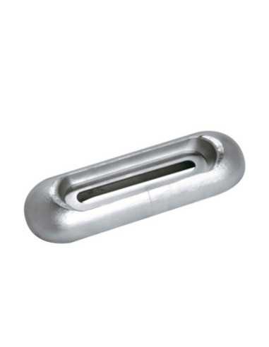 64300857 INOX - ANODO FAIRLINE 1.3 KG 200 X 65 X 33 MM. - ÁNODOS DE PLACA