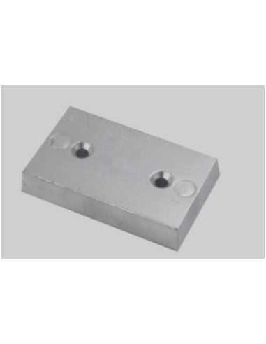 64303322 INOX - ANODO PLACA 110 X 65 X 20 MM. - ÁNODOS DE PLACA