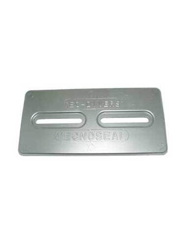 64303332 INOX - ANODO PLACA 300 X 150 X15 MM ANODO AGUJEROS CORRIDOS - ÁNODOS DE PLACA